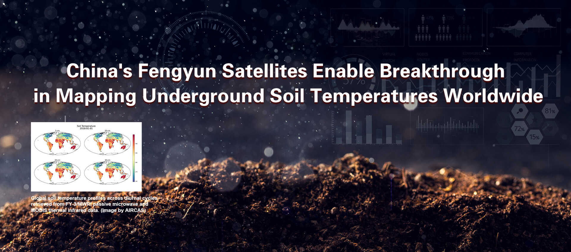 China's Fengyun Satellites Enable Breakthrough in Mapping Underground Soil Temperatures Worldwide