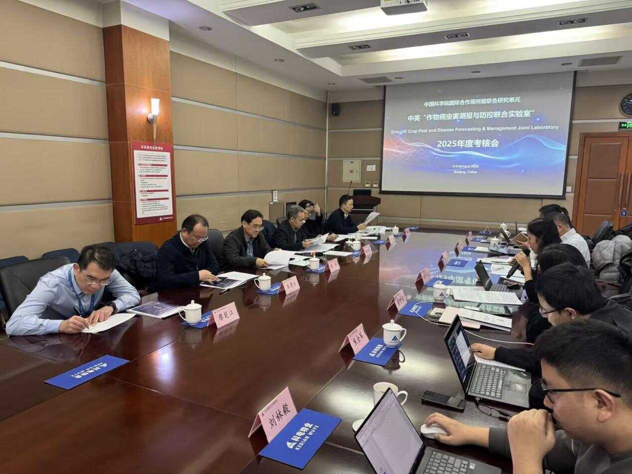 Sino-UK Joint Laboratory Passes 2025 Annual Review, Advancing International Cooperation in Crop Pest Monitoring