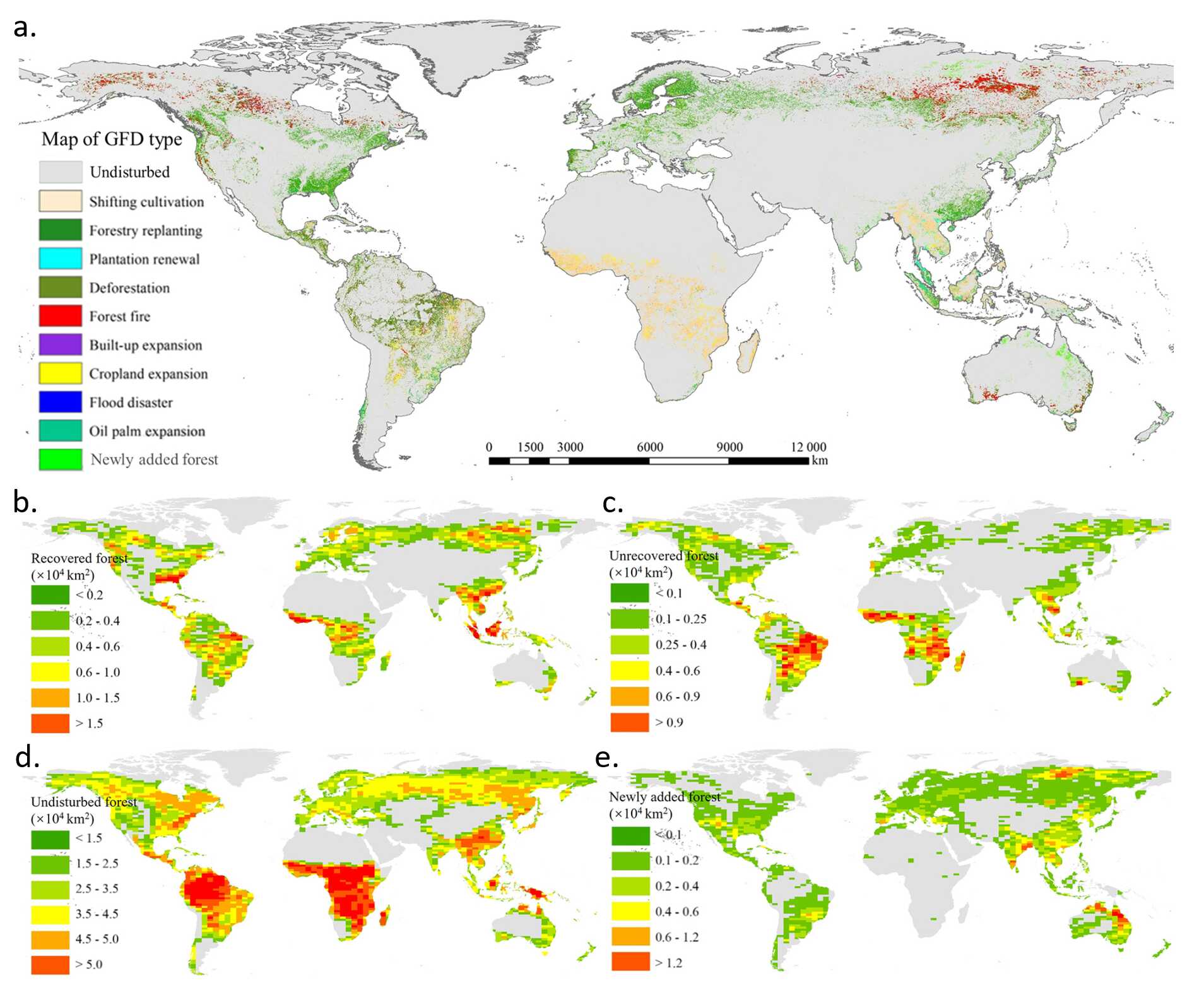 Global Map Reveals One-third of World's Forests Disturbed in Two Decades