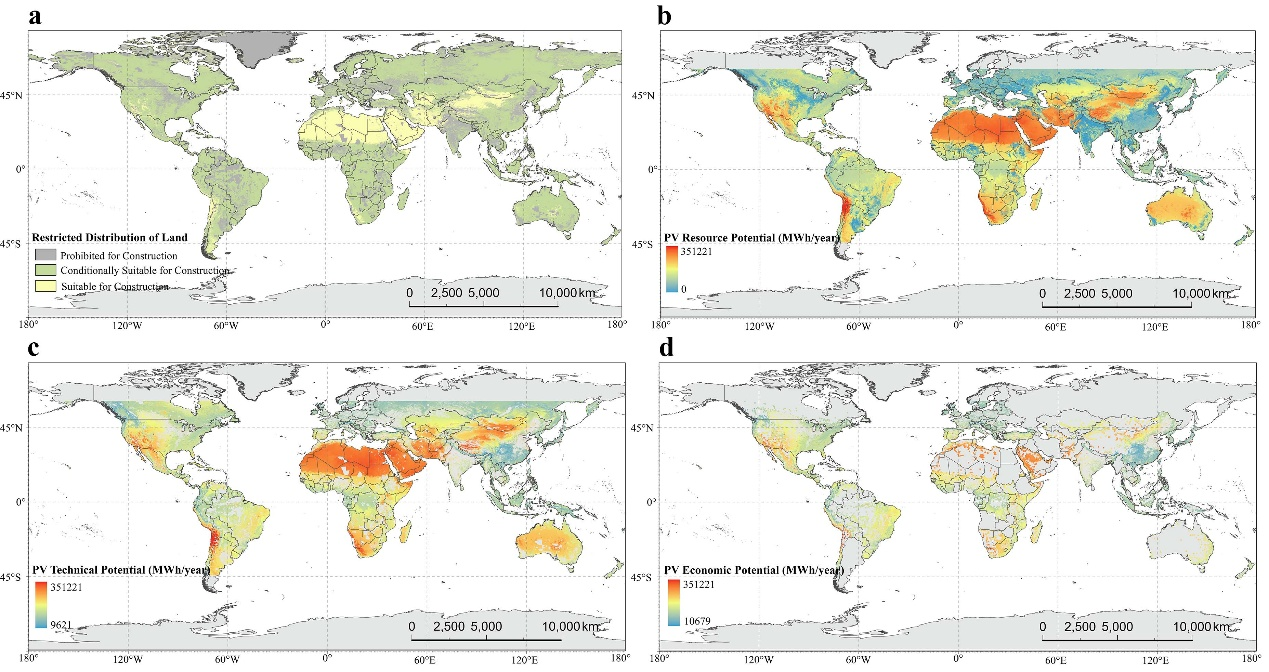 实验室研究团队在全球光伏开发可负担性与潜力监测方面取得新进展